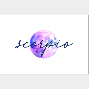 Scorpio Moon Quote Posters and Art